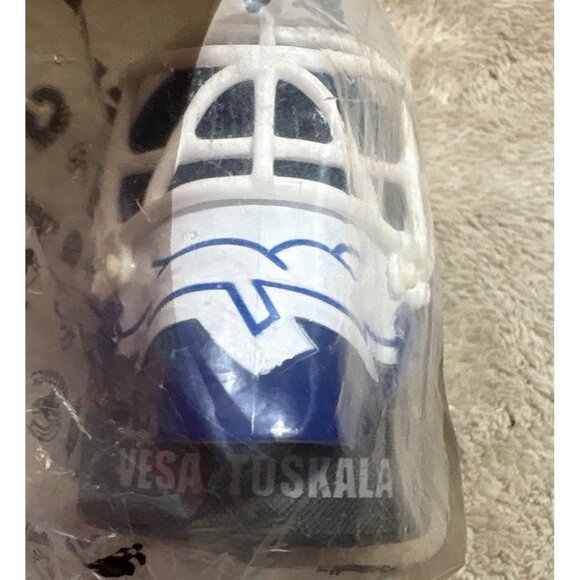 McDonalds Toy Vesa Toskala Toronto Maple Leafs Mini Goalie Mask 2009 NHL Hockey - Picture 3 of 5